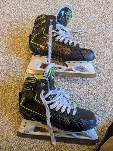2023 Bauer GSX Hockey Goalie Skates Regular Width 7 (Used)