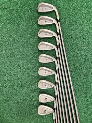 TaylorMade 200 Golf Irons Set 4-PW+AW+SW Regular Flex Graphite Shafts Right Hand