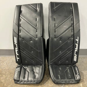 Black 29" Intermediate True HZRDUS 7X4 Goalie Leg Pads (Used)