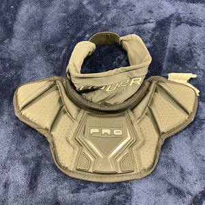 Black Junior Bauer Pro Neck Guard (Used)