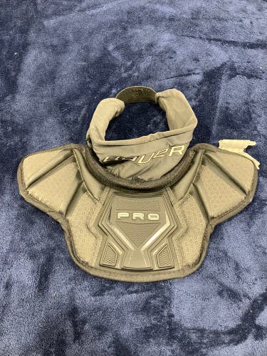 Black Junior Bauer Pro Neck Guard (Used)