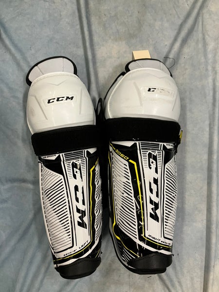Senior CCM Tacks 9060 Shin Pads 13" (Used)