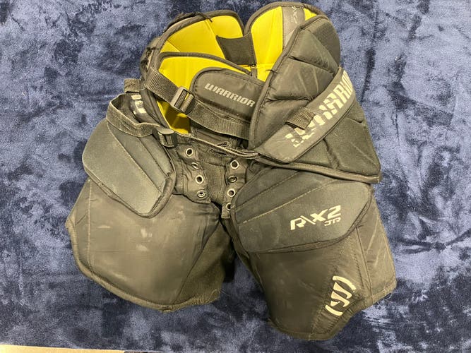 Black Junior Small Warrior Ritual X2 Hockey Goalie Pants (Used)