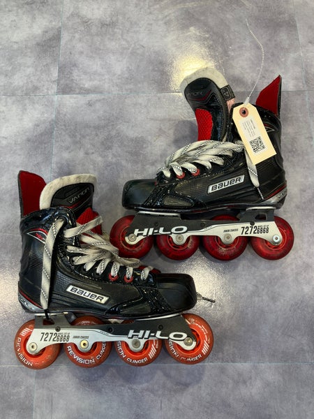 Junior Bauer Vapor XR600 Inline Skates Regular Width Size 4 (Used)