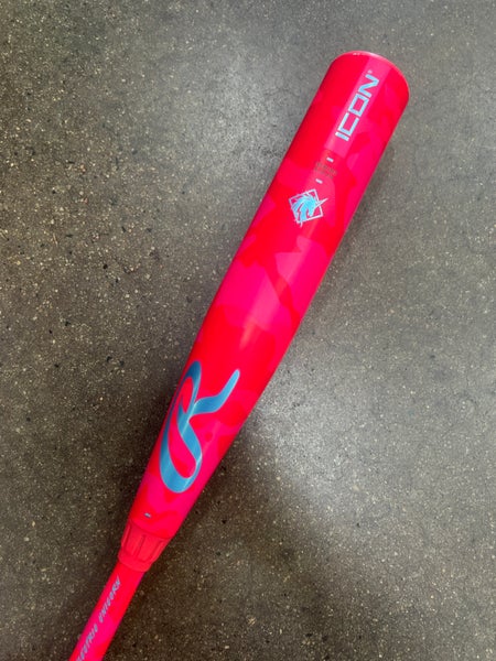 2025 Rawlings Icon Composite Bat USSSA Certified (-10) Composite 20 oz 30" (Used)