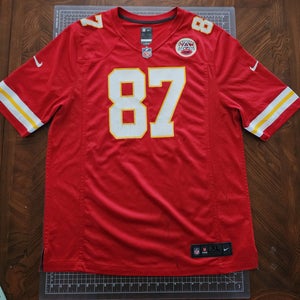Nike On Field XL Travis Kelce Super Bowl Jersey with Patch #87 (Pre-Worn)