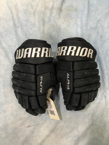 Black Junior Warrior Alpha DX4 Gloves 10" (Used)