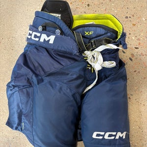 Blue Junior Medium CCM Tacks XF Hockey Pants (Used)