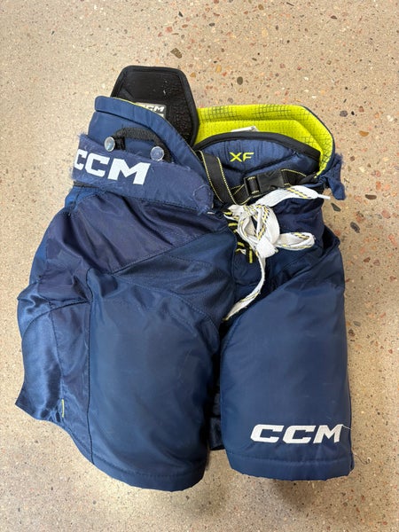 Blue Junior Medium CCM Tacks XF Hockey Pants (Used)