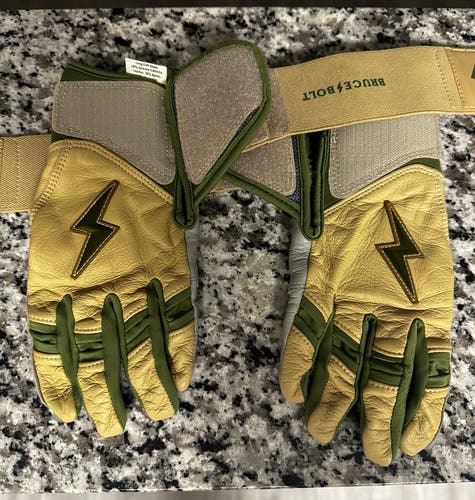 Bruce Bolts YOUTH Large Batting Gloves