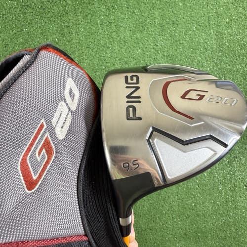 Ping G20 9.5 Driver Stiff Flex UST Mamiya Proforce AxivCore Left Handed 45
