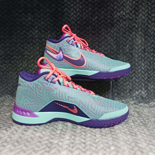 Nike Zoom LeBron NXXT Genisus Hyper Turquoise Shoes HF0712-300 Men's Size 10.5