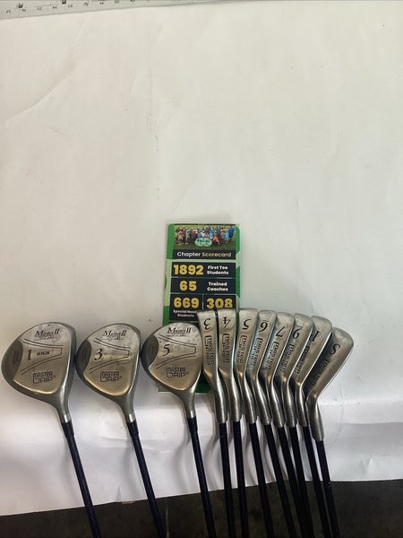 Master Grip Golf Complete Set Woods And Irons With Ladies Graphite Shafts