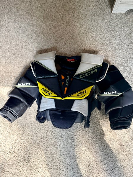 Senior Small CCM Axis 2 Goalie Chest Protector (Used)