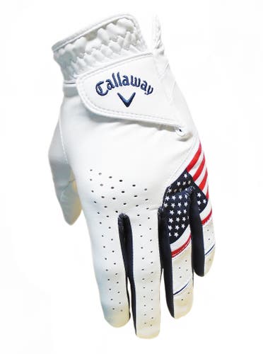 NEW RH Callaway Weather Spann USA Edition Golf Glove Men's Large (L)