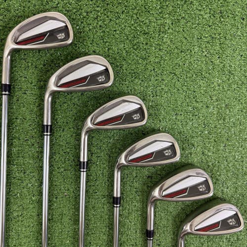 Wilson Dynapwr 2023 6-PW GW Iron Set KBS Max Ultralite Regular Left Handed