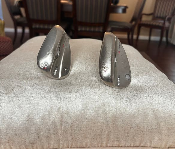 Men's Titleist BV Vokey SM6 Right Handed Wedge Stiff Flex 56 Degree Steel Shaft (Used)