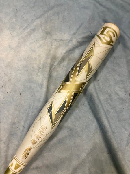 White 2019 Louisville Slugger LXT Composite Bat (-10) Composite 22 oz 32" (Used)