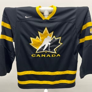 Nike Team Canada 2013 IIHF LIVESTRONG Hockey Jersey Black Large