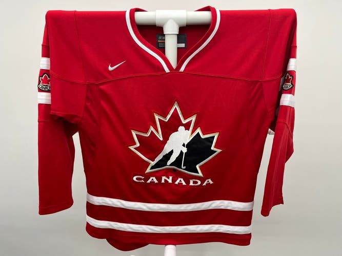 Nike Bauer Team Canada 2010 IIHF World Junior Hockey Jersey Red Large