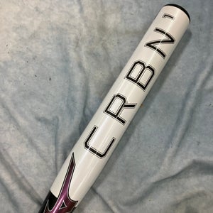 White 2024 Mizuno F24 CRBN1 Composite Bat (-10) Composite 23 oz 33" (Used)