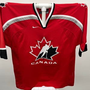 Nike Team Canada 1998 Nagano Olympic Hockey Jersey Red Large