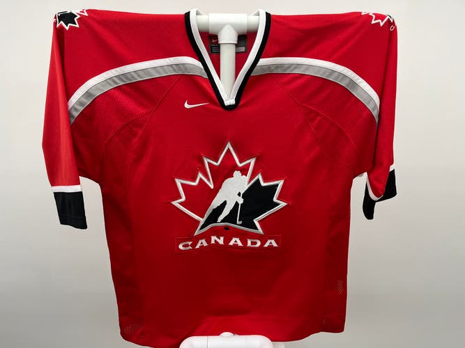 Nike Team Canada 1998 Nagano Olympic Hockey Jersey Red Large