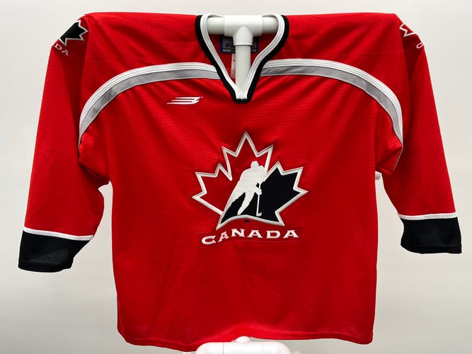 Bauer Team Canada 1998 Nagano Olympic Hockey Jersey Red XL