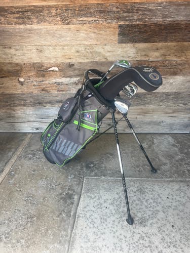 Junior US Kids Golf WT-15 6 Clubs Set Left Hand (Ages 9-11)