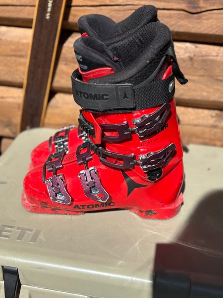 Mondo 24 & 24.5 Unisex Atomic Redster STI 70 LC All Mountain Ski Boots Soft Flex (Used)