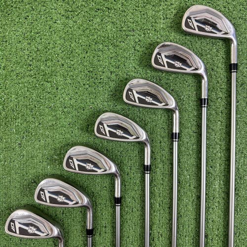 Wilson D7 Iron Set 5-PW GW UST Mamiya Recoil 460 Regular Flex -1/2 Short