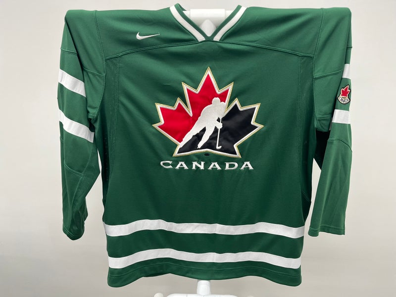 Nike Team Canada 2010 IIHF World Junior Hockey Jersey Green Large