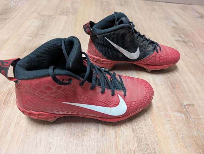 Nike Force Zoom Trout 5 Pro Red Men's Size M 9.0 (W 10.0) (Used)