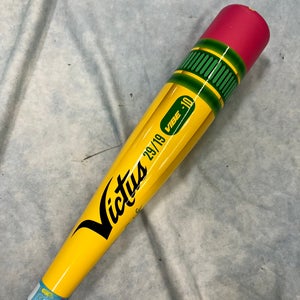 2024 Victus Vibe Alloy Bat USABat Certified (-10) Alloy 19 oz 29" (Used)