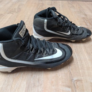 Nike Huarache 2KFilth Pro Metal Baeball Cleats Black Men's Size M 9.5 (W 10.5) (Used)