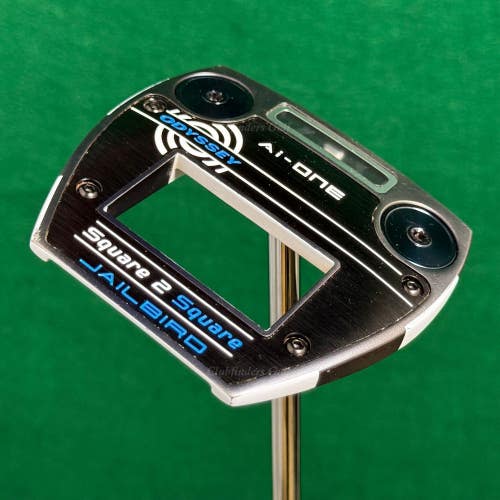 Odyssey '25 Ai-ONE Square 2 Square Jailbird Center-Shaft 34" Putter SL90 & HC