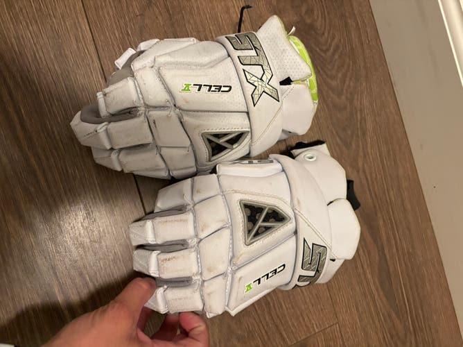 STX Lacrosse Gloves 13" (Used) stx cell men’s