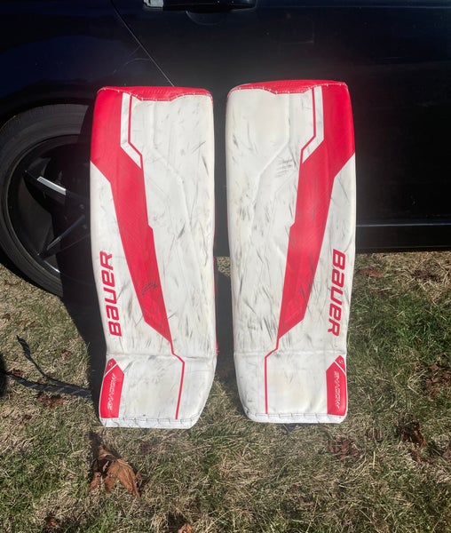 Small 2024 Bauer Supreme Shadow Goalie Leg Pads 33+ (Used)