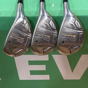Used Men's Cobra Baffler TWS Right Handed Hybrid Set | 2H, 3H, 4H | S Flex | Aldila Graphite Shafts