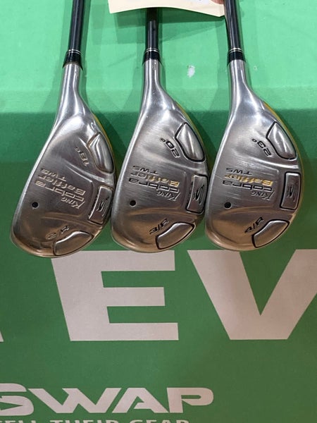 Used Men's Cobra Baffler TWS Right Handed Hybrid Set | 2H, 3H, 4H | S Flex | Aldila Graphite Shafts