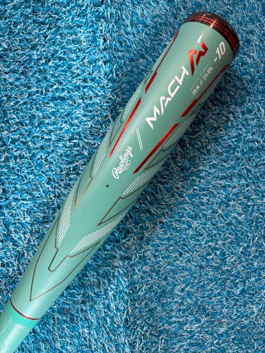 2024 Rawlings Mach AI Alloy Bat USSSA Certified (-10) Alloy 19 oz 29" (Used)