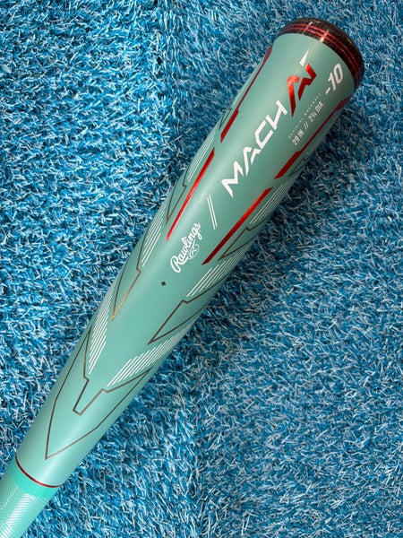 2024 Rawlings Mach AI Alloy Bat USSSA Certified (-10) Alloy 19 oz 29" (Used)