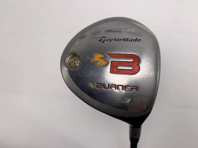 TaylorMade Burner 2008 3 Fairway Wood 15* REAX 49g Stiff RH Oversize Grip