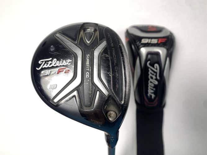 Titleist 917 F2 5 Fairway Wood 18* Diamana Blue S+70x5ct 70g Stiff RH HC