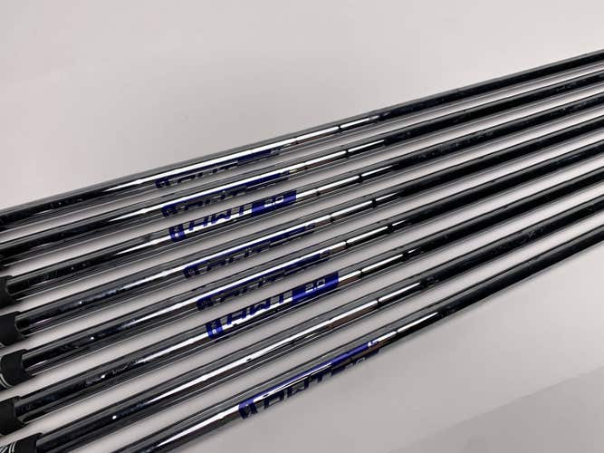 Ping AWT 2.0 Stiff Steel Iron Set of 8 Shafts 34.50''-37.75''- Pull 0.355