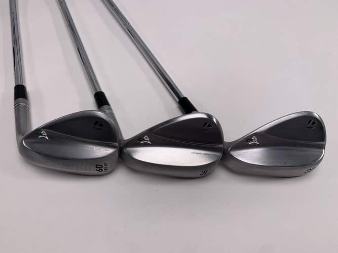 TaylorMade Milled Grind 4 Chrome Wedge Set 52*12 | 56*12 |60*7 DG S400 Stiff  RH