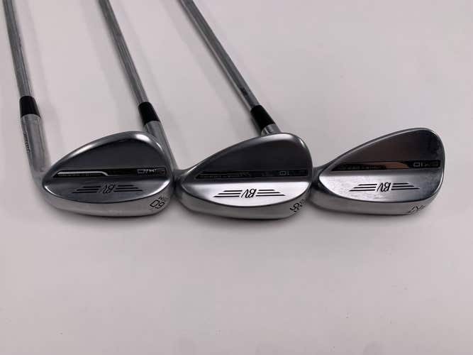 Titleist Vokey SM10 Tour Chrome Wedge Set 52* 8 | 56* 12 | 60* 8 SM10 Wedge RH