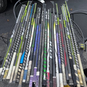 100 feet of broken sticks