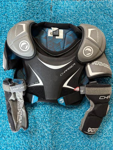 Maverik Charger Shoulder Pads (Small) + Elbow Pads (Medium) (Used)