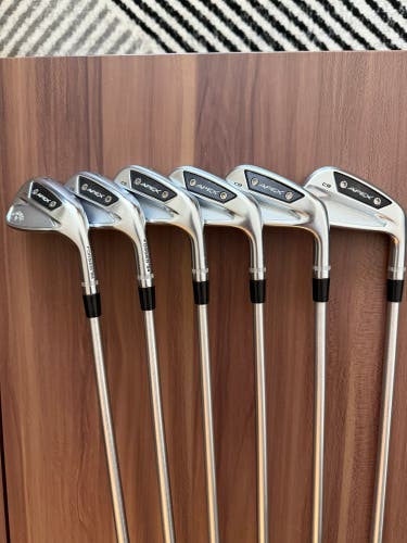 Men's Callaway Apex CB 24 Right Handed Iron Set Stiff Flex Steel Shaft (Used)